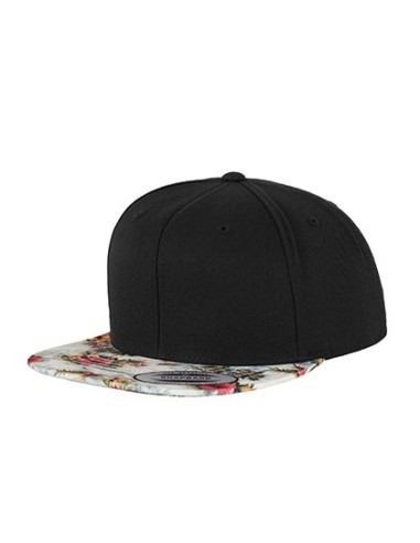 F-6089F-Floral Snapback